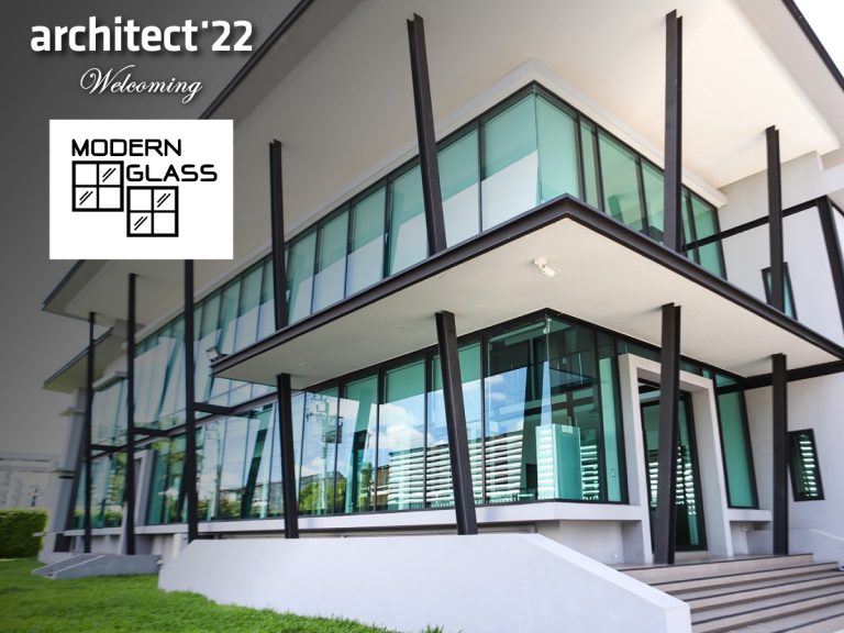 MODERN GLASS ยืนยันเข้าร่วมงานสถาปนิก’65 พร้อมอวดโฉมนวัตกรรมระบบประตูหน้าต่าง ในงานสถาปนิก’65