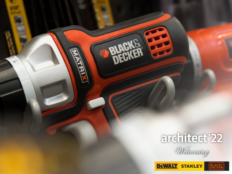 Black + Decker opens space to display the innovation of cordless power tools and relevant products at Architect Expo