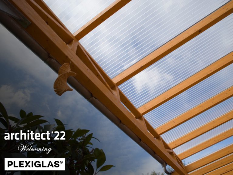 Get ready to meet the clear acrylic roofing sheet by PLEXIGLAS at Architect Expo 2022