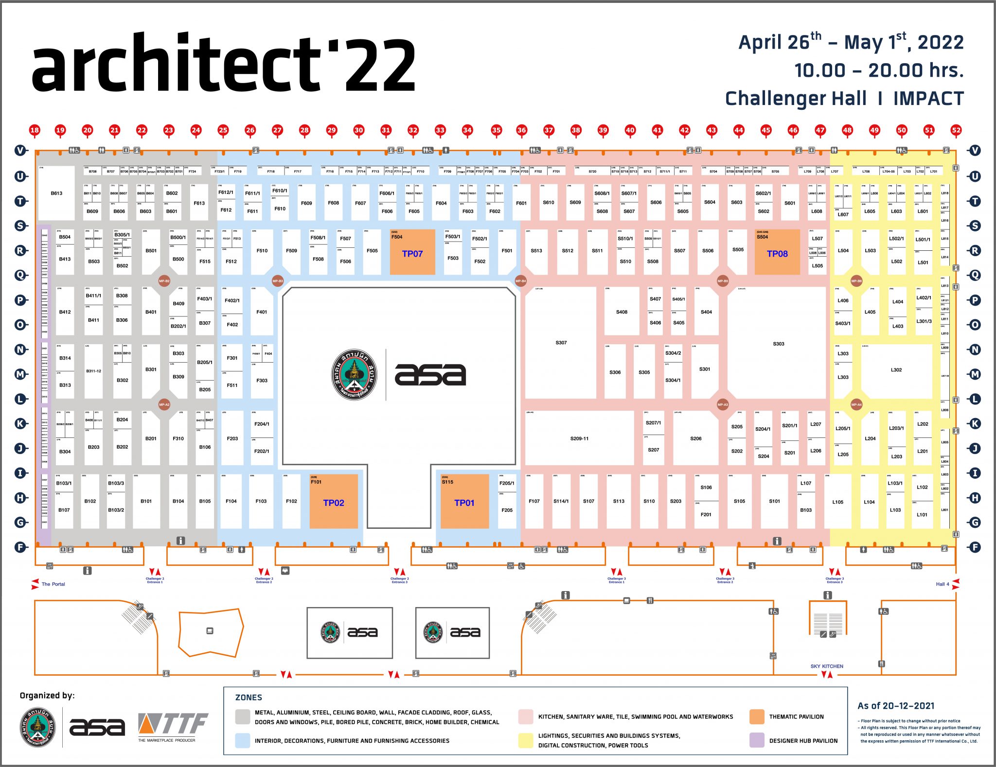 FLOOR PLAN - Architect Expo 2022 : The 34th ASEAN’s Largest Building ...