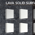 Lava solid surface