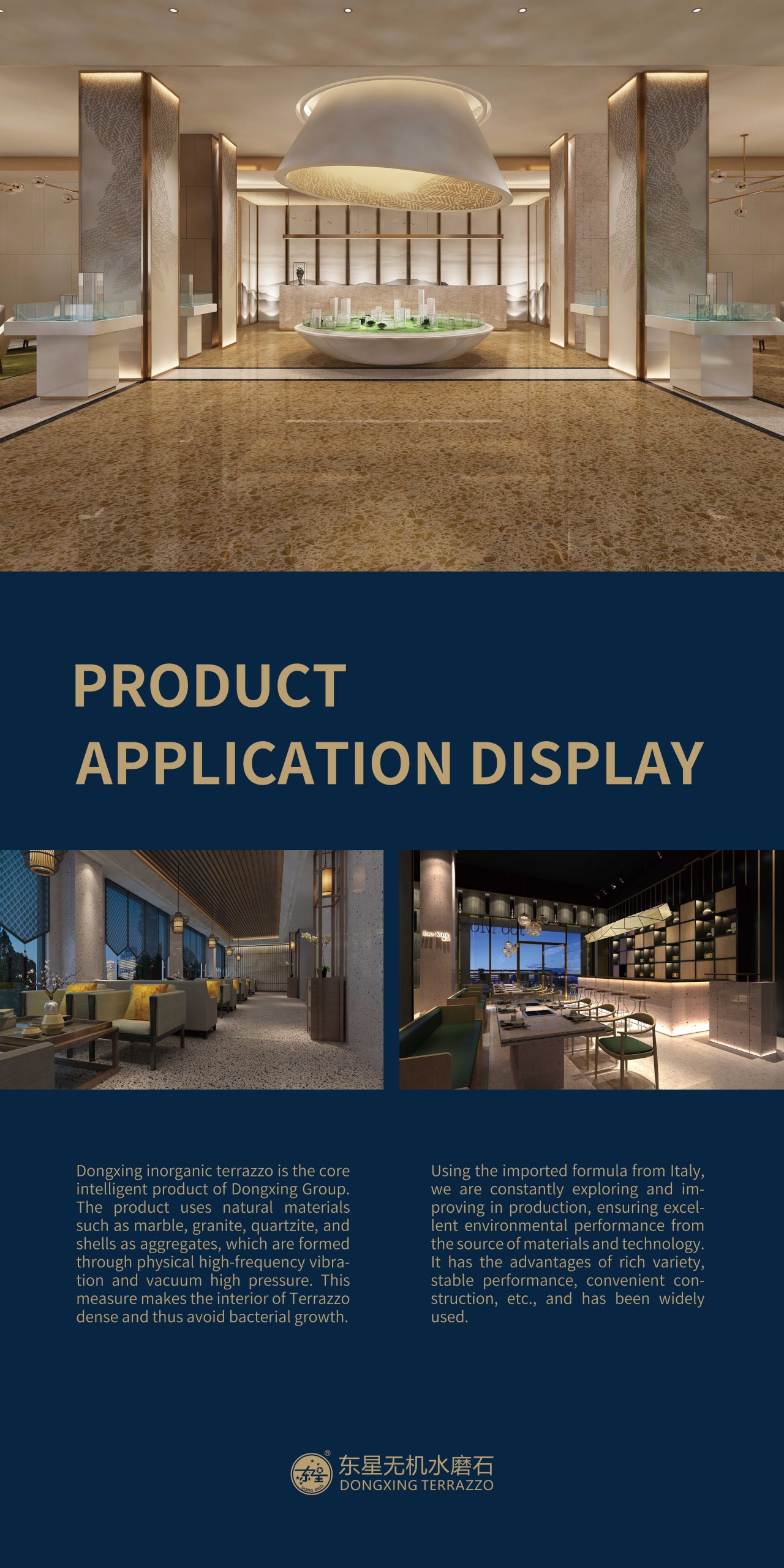 PRODUCT APPLICATION DISPLAY - Architectexpo